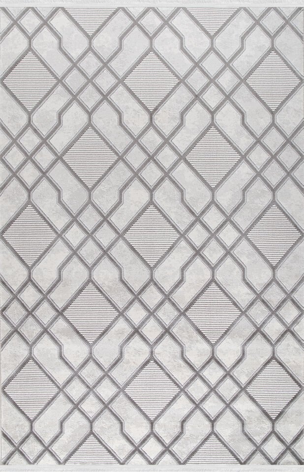 ESPADON 5649E GRİ-KREM AKRİLİK MAİKNA HALISI