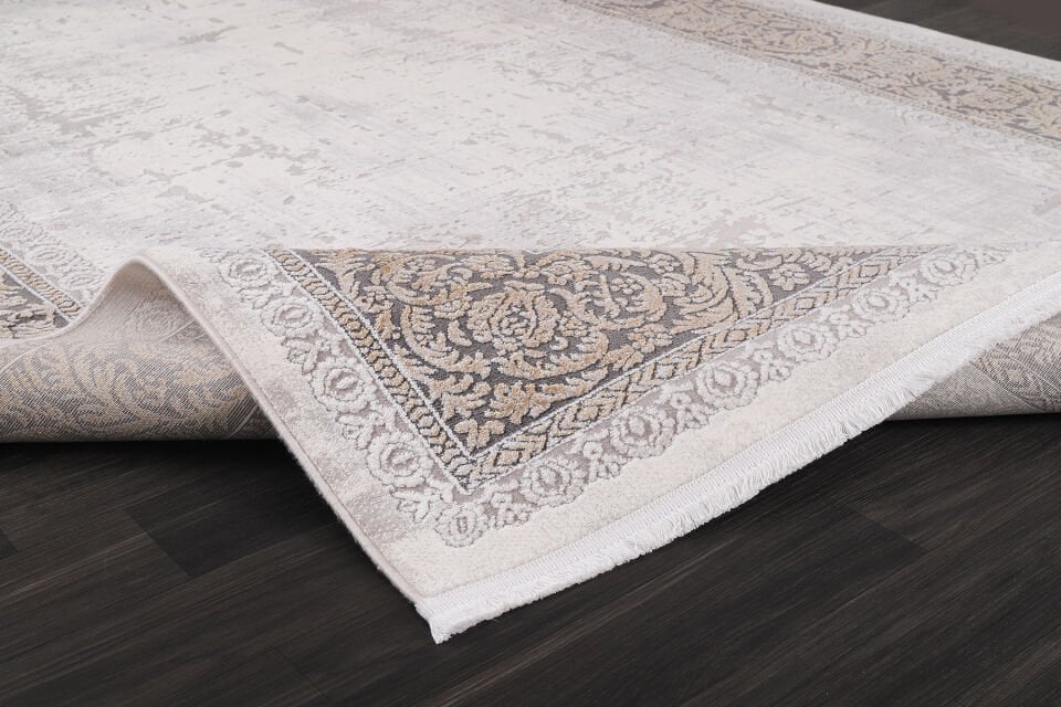 ESPADON 5618S GRİ-SARI AKRİLİK MAİKNA HALISI