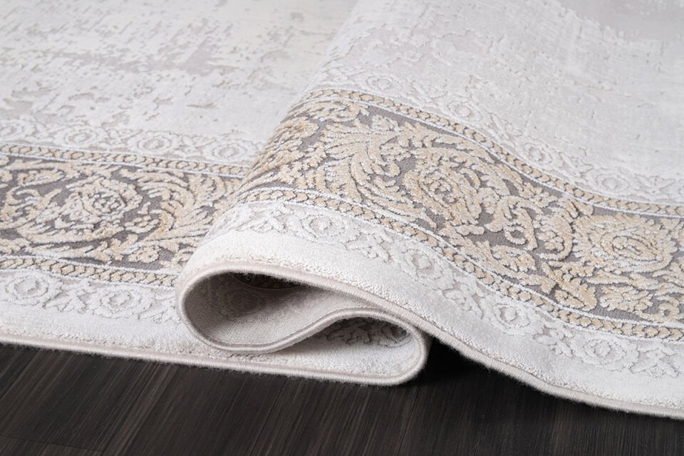 ESPADON 5618S GRİ-SARI AKRİLİK MAİKNA HALISI