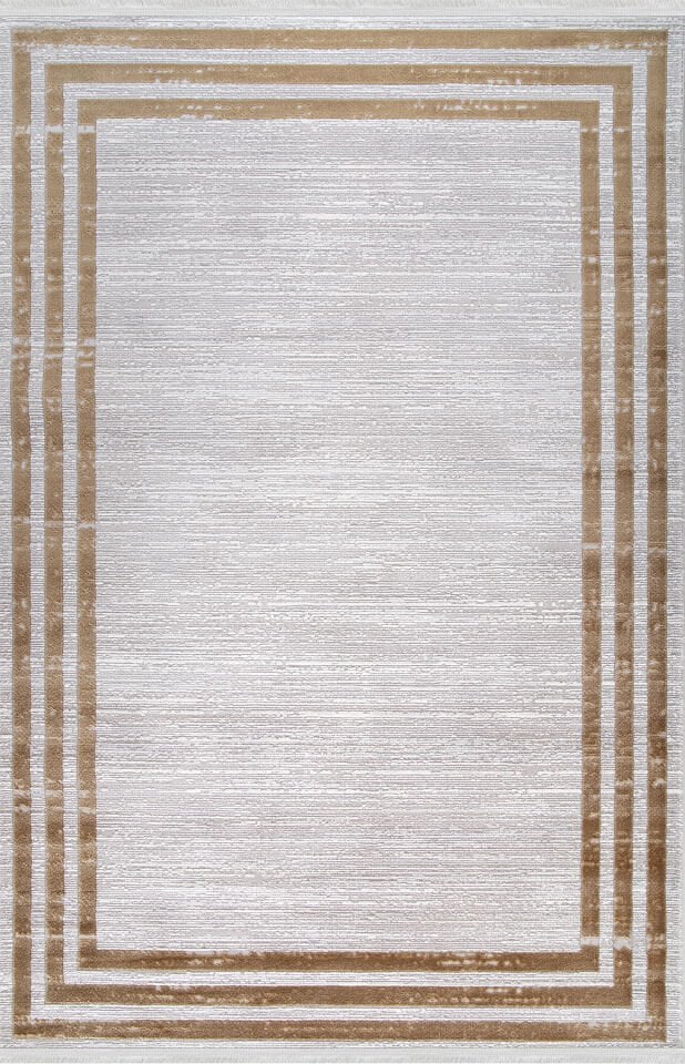 ESPADON 5665S GRİ-SARI AKRİLİK MAİKNA HALISI