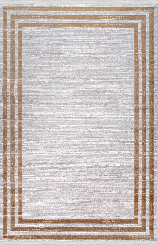 ESPADON 5665S GRİ-SARI AKRİLİK MAİKNA HALISI