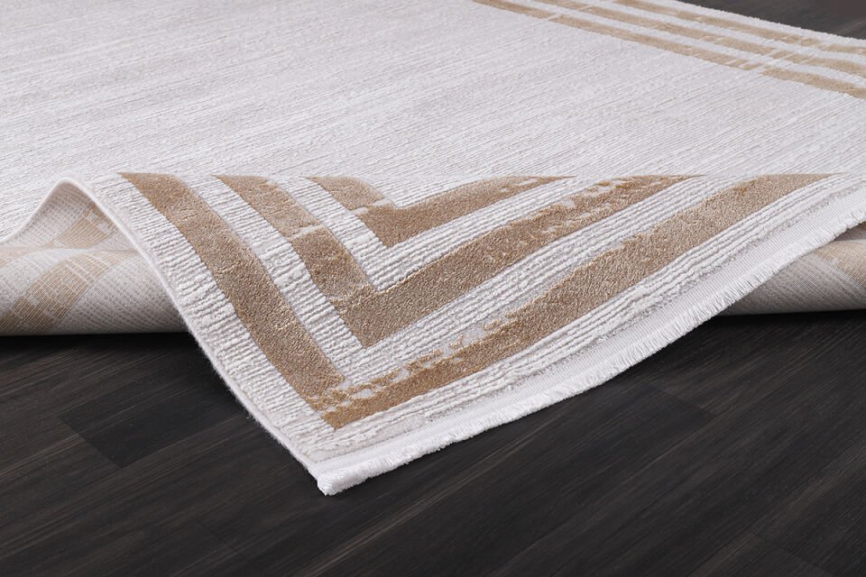 ESPADON 5665S GRİ-SARI AKRİLİK MAİKNA HALISI