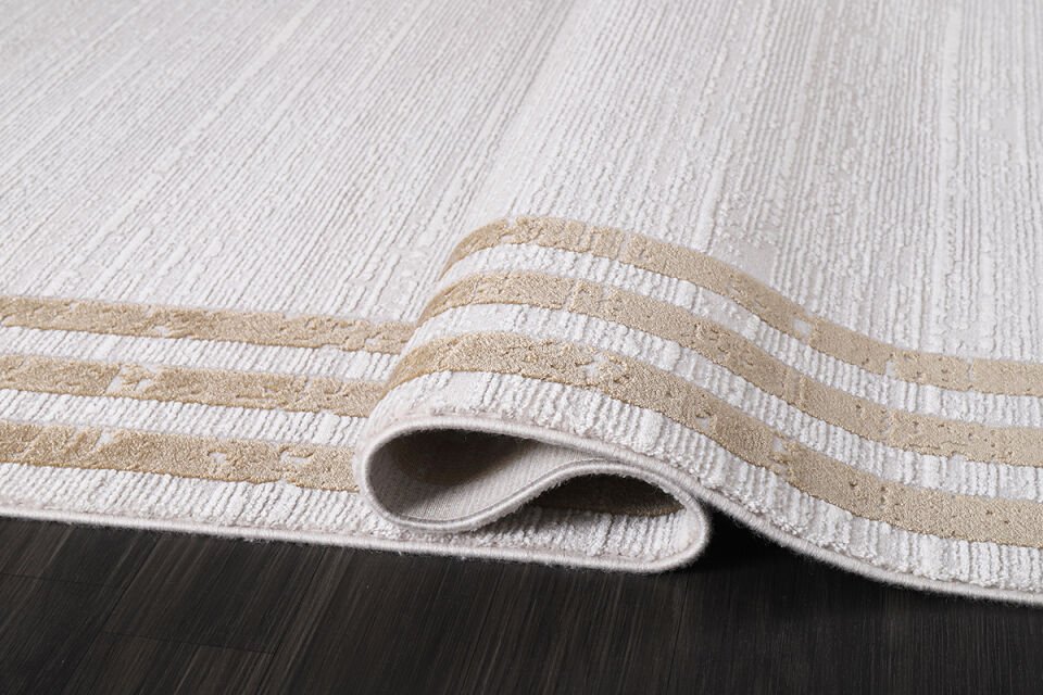 ESPADON 5665S GRİ-SARI AKRİLİK MAİKNA HALISI