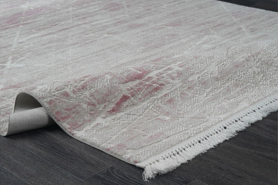 IŞILTI 3901A PEMBE-A.BEJ AKRİLİK MAKİNA HALISI