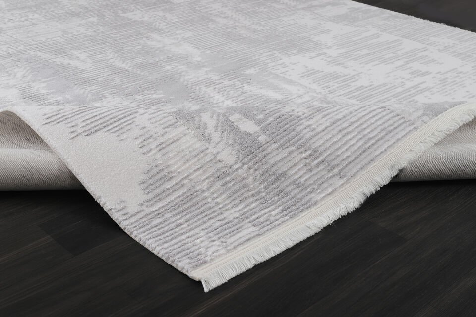 ALMOSS COSTALLA 9921G BEYAZ-GRİ AKRİLİK MAKİNA HALISI