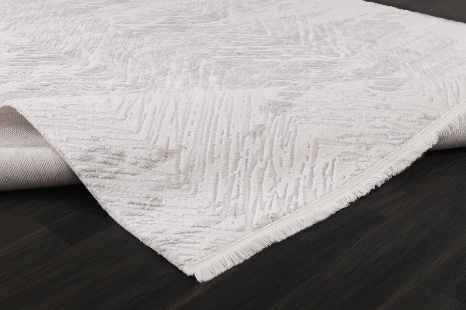 ALMOSS COSTALLA 9923G BEYAZ-GRİ AKRİLİK MAKİNA HALISI