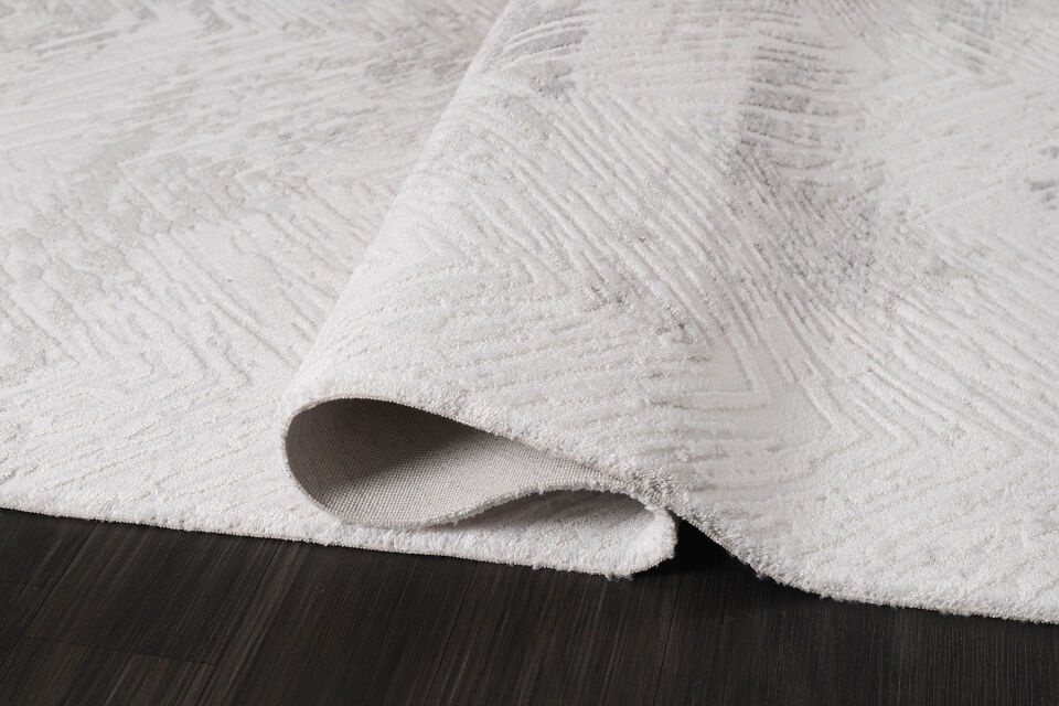 ALMOSS COSTALLA 9923G BEYAZ-GRİ AKRİLİK MAKİNA HALISI