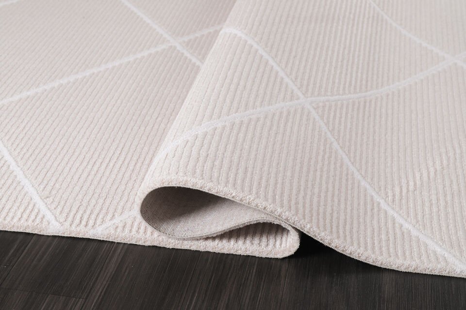 ALMOSS COSTALLA 9924B BEYAZ-BEJ AKRİLİK MAKİNA HALISI