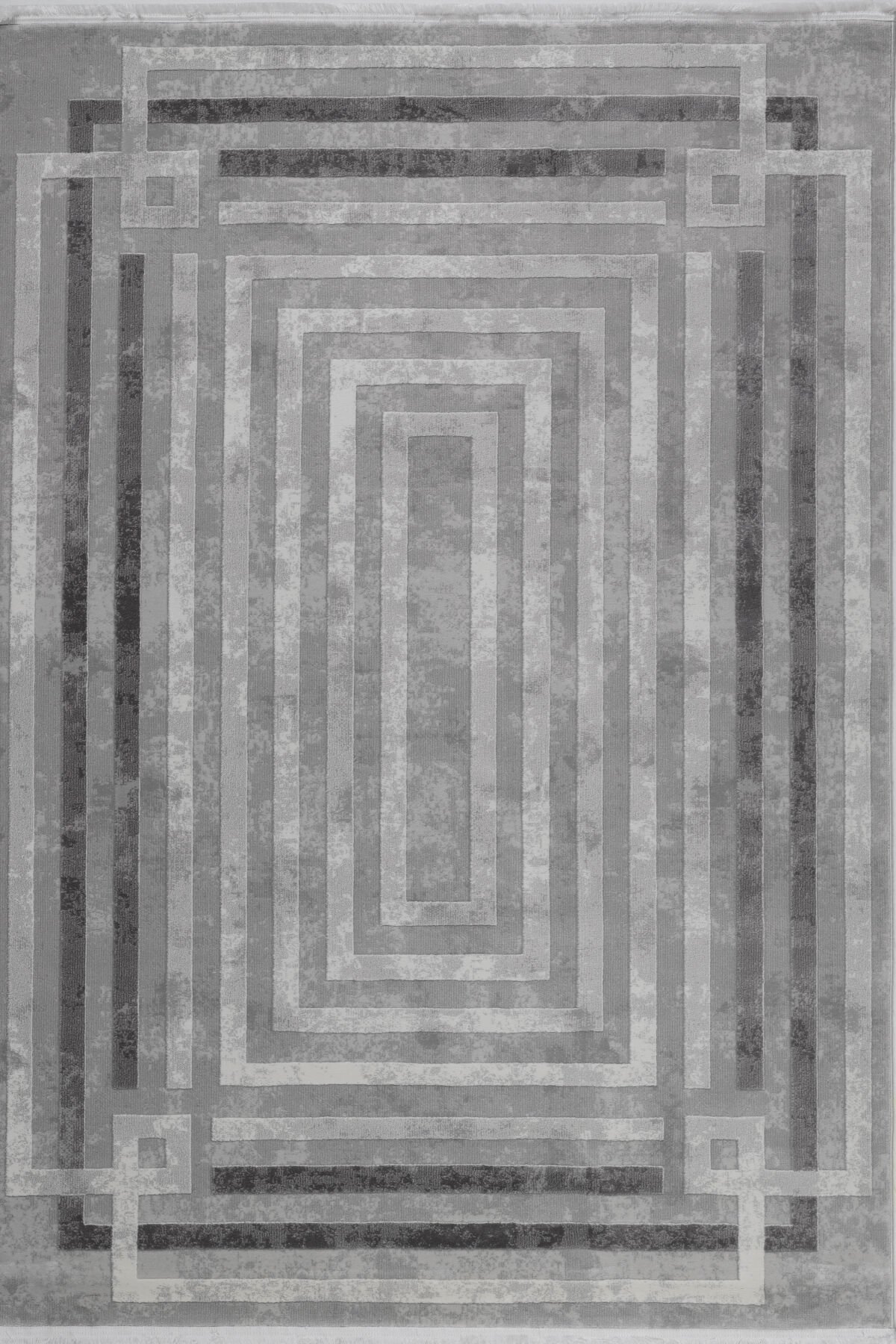 ASPENDOS MODERN 4221A GRİ-KREM AKRİLİK MAKİNA HALISI