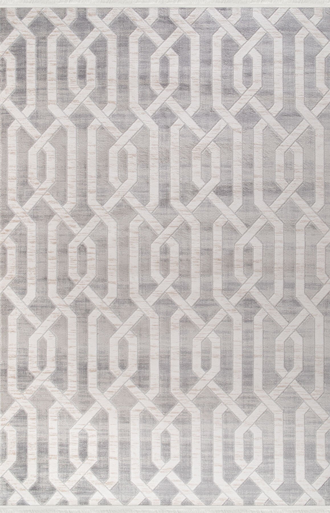 ALMOSS COSTALLA 9925G BEYAZ-GRİ AKRİLİK MAKİNA HALISI