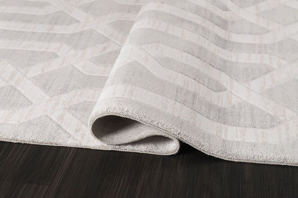 ALMOSS COSTALLA 9925G BEYAZ-GRİ AKRİLİK MAKİNA HALISI