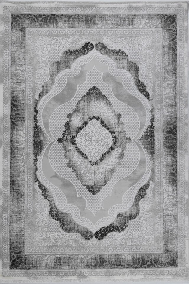 ASPENDOS KLASİK 4387A GRİ-ANTRASİT AKRİLİK MAKİNA HALISI