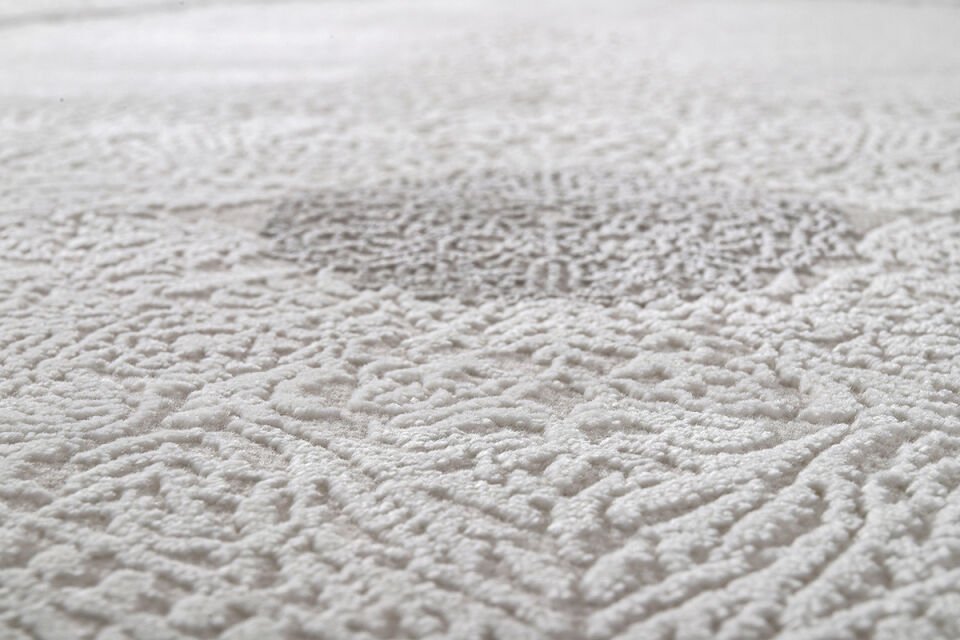 ALMOSS SUARE 6705G GREY-CREAM MAKİNE HALISI
