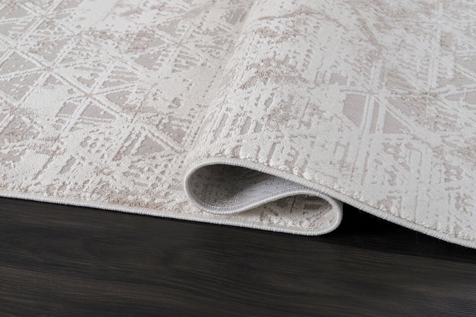 ALMOSS SUARE 6708B BEIGE-CREAM MAKİNE HALISI