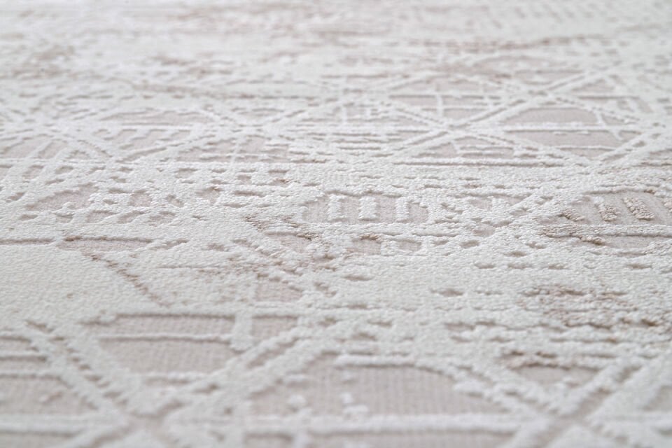 ALMOSS SUARE 6708B BEIGE-CREAM MAKİNE HALISI