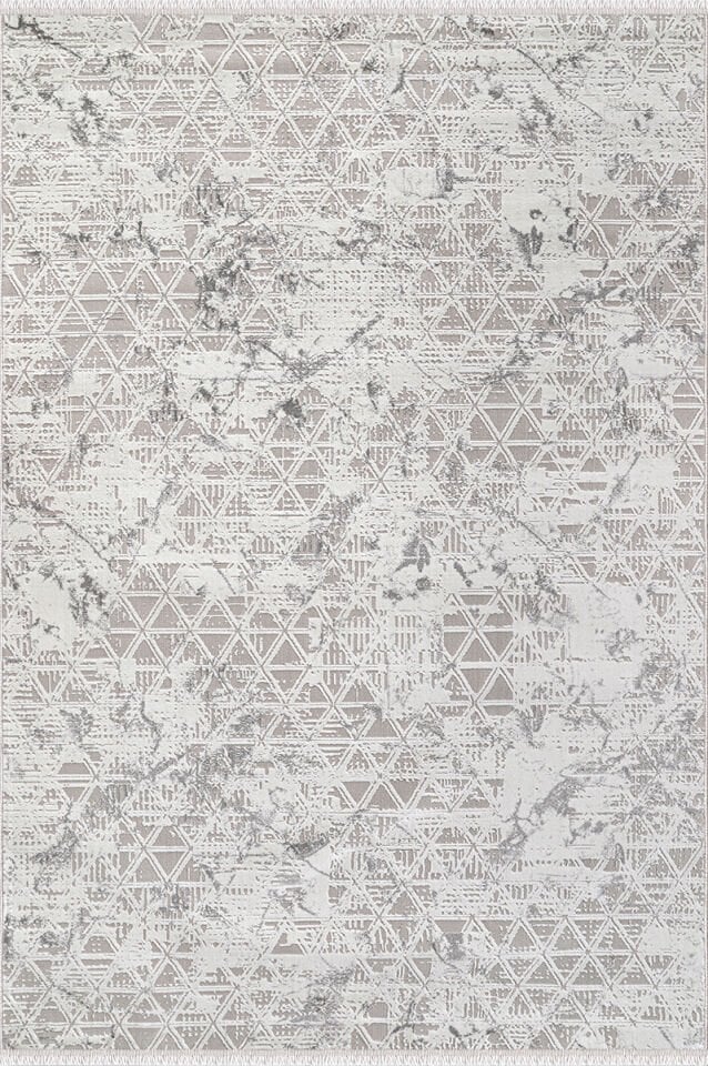 ALMOSS SUARE 6708G GREY-CREAM MAKİNE HALISI