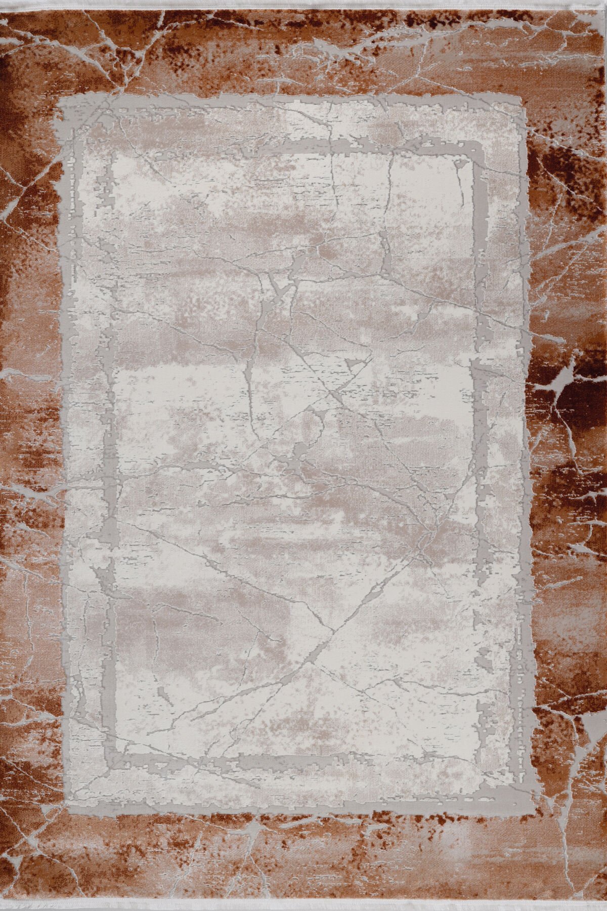 ASPENDOS MODERN 4257T GRİ-TERRA AKRİLİK MAKİNA HALISI