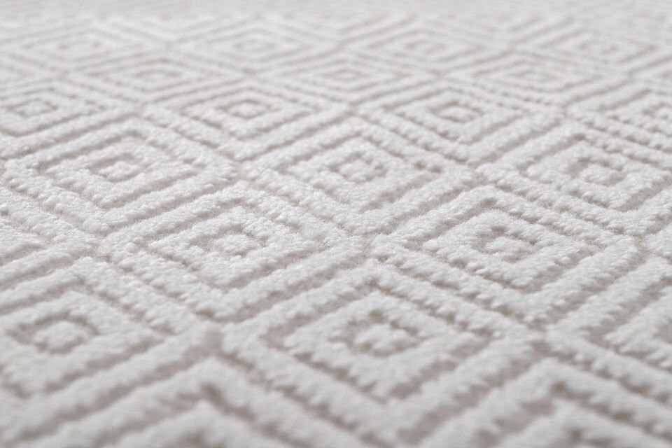 ALMOSS SUARE 6757B BEIGE-CREAM MAKİNE HALISI