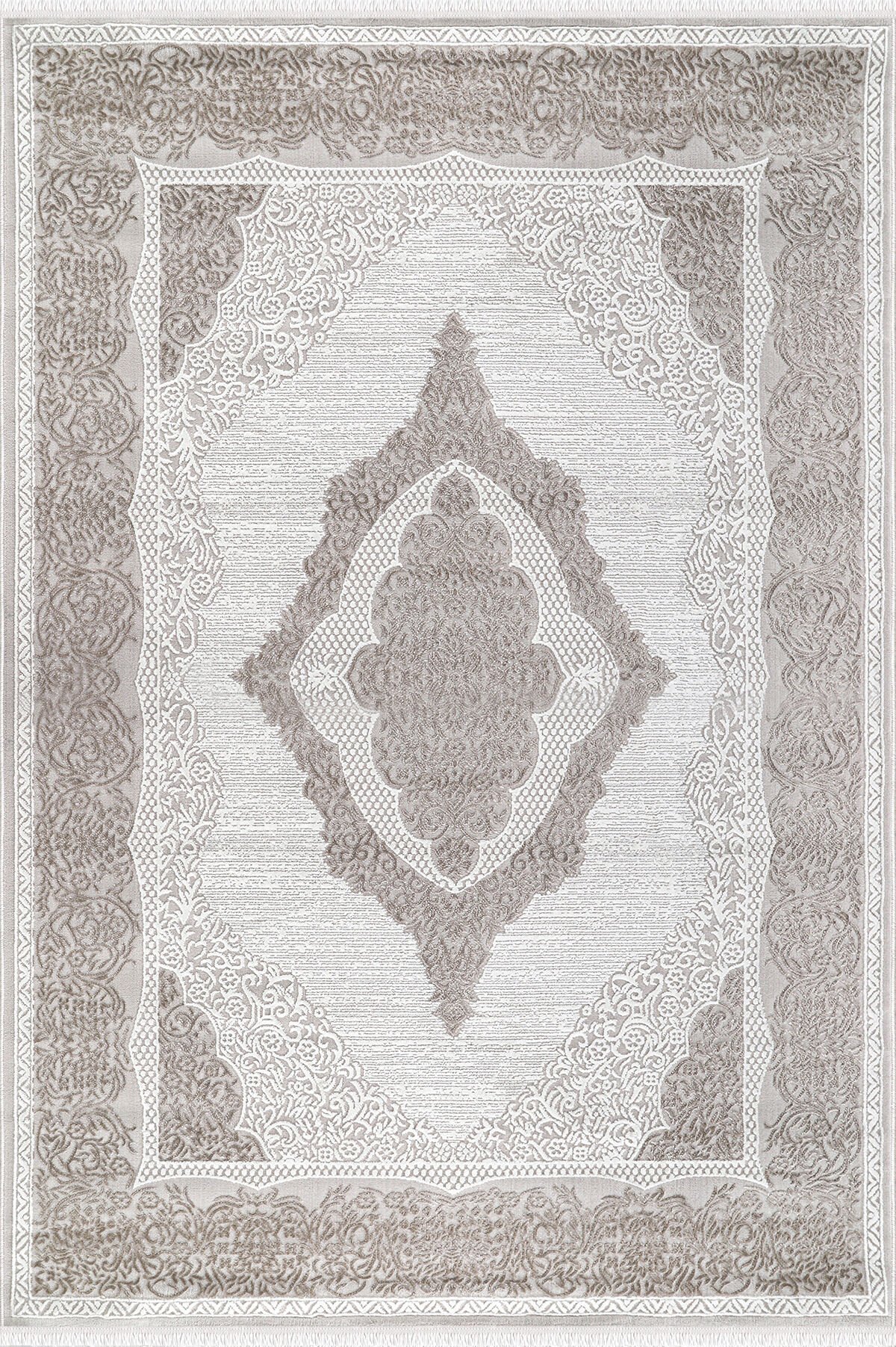 ALMOSS SUARE 6778B BEIGE-CREAM MAKİNE HALISI