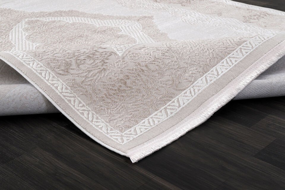 ALMOSS SUARE 6778B BEIGE-CREAM MAKİNE HALISI