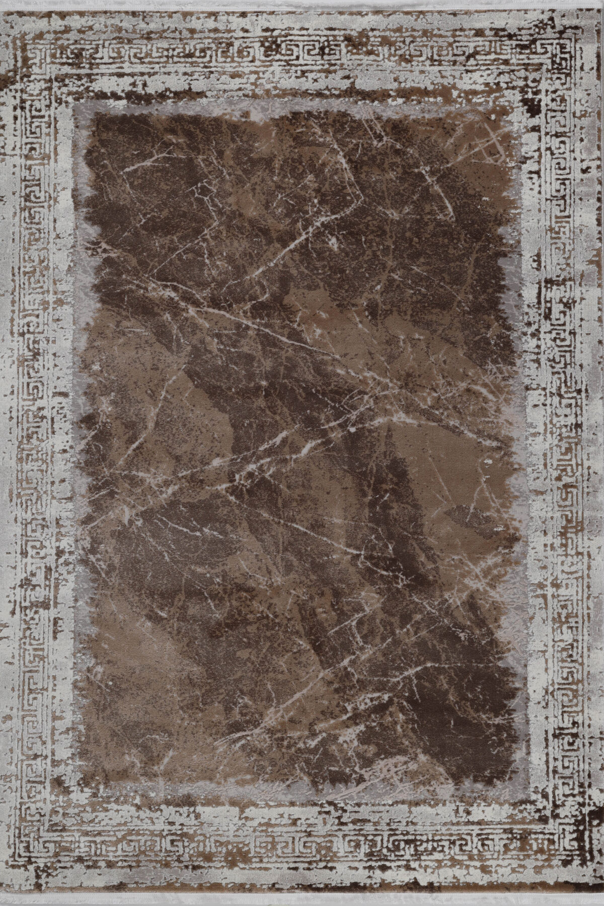ASPENDOS MODERN 4292K GRİ-KAHVE AKRİLİK MAKİNA HALISI