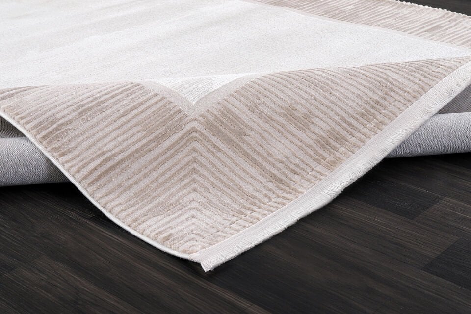 ALMOSS SUARE 6791B BEIGE-CREAM MAKİNE HALISI