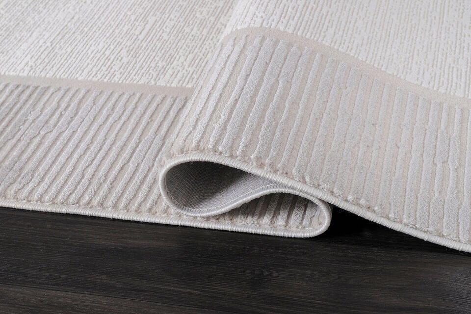 ALMOSS SUARE 6791G GREY-CREAM MAKİNE HALISI