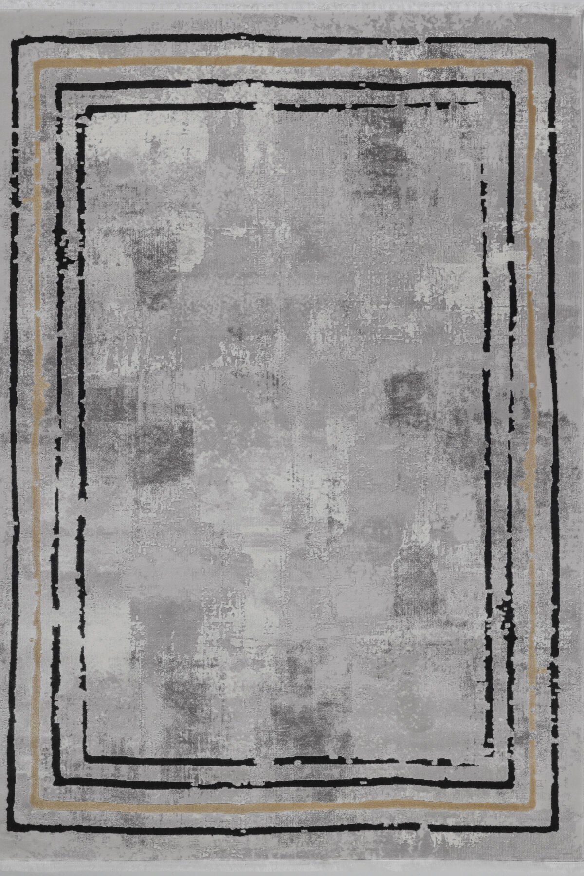 ASPENDOS MODERN 4386B GRİ-SARI AKRİLİK MAKİNA HALISI