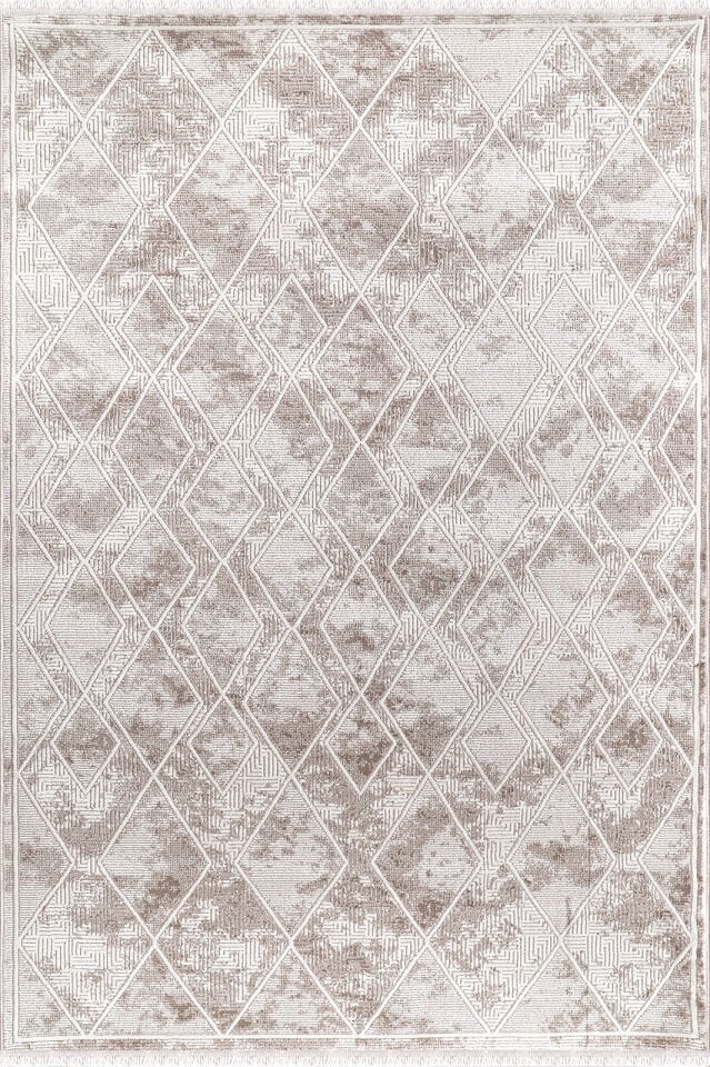 ALMOSS SUARE 6785B BEIGE-CREAM MAKİNE HALISI