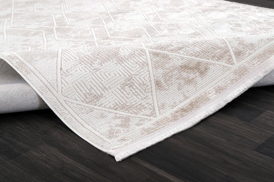 ALMOSS SUARE 6785B BEIGE-CREAM MAKİNE HALISI