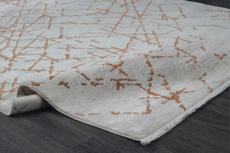 ASPENDOS MODERN 4392T GRİ-TERRA AKRİLİK MAKİNA HALISI