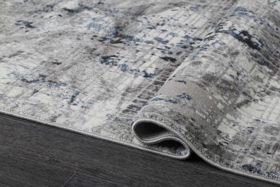 KUVARS 5441M GRİ-MAVİ AKRİLİK MAKİNA HALISI