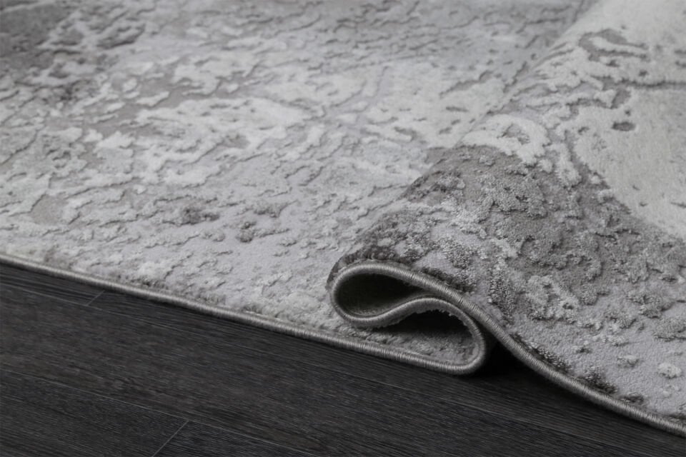 KUVARS 5443G GRİ-GRİ AKRİLİK MAKİNA HALISI