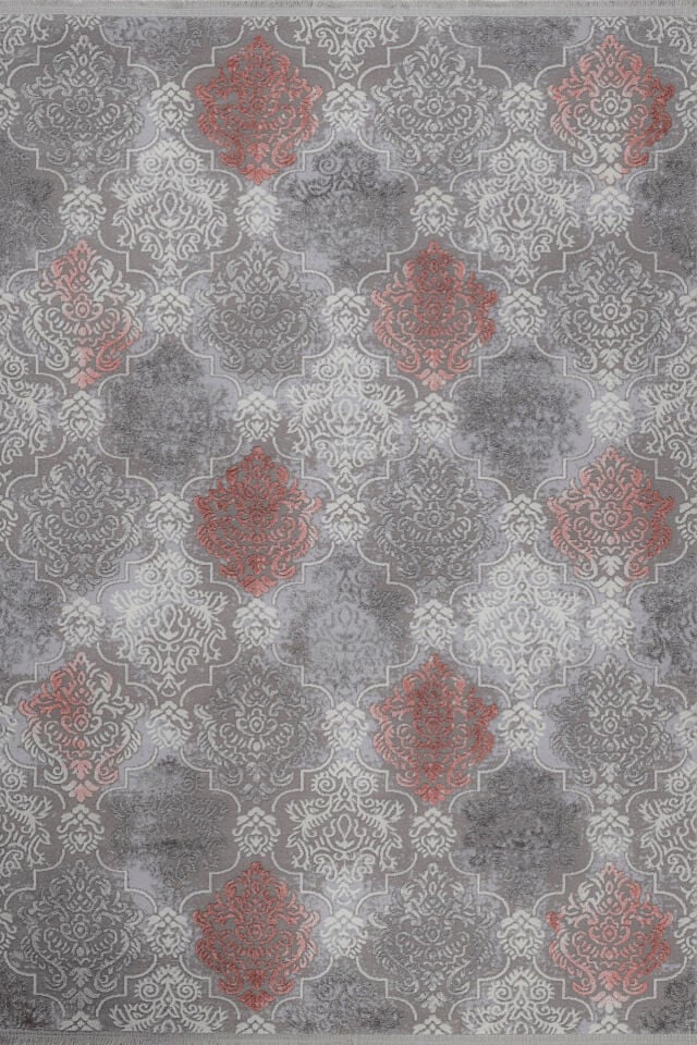 QUARTZ 5451P GRAY-PINK ACRYLIC MACHINE CARPET