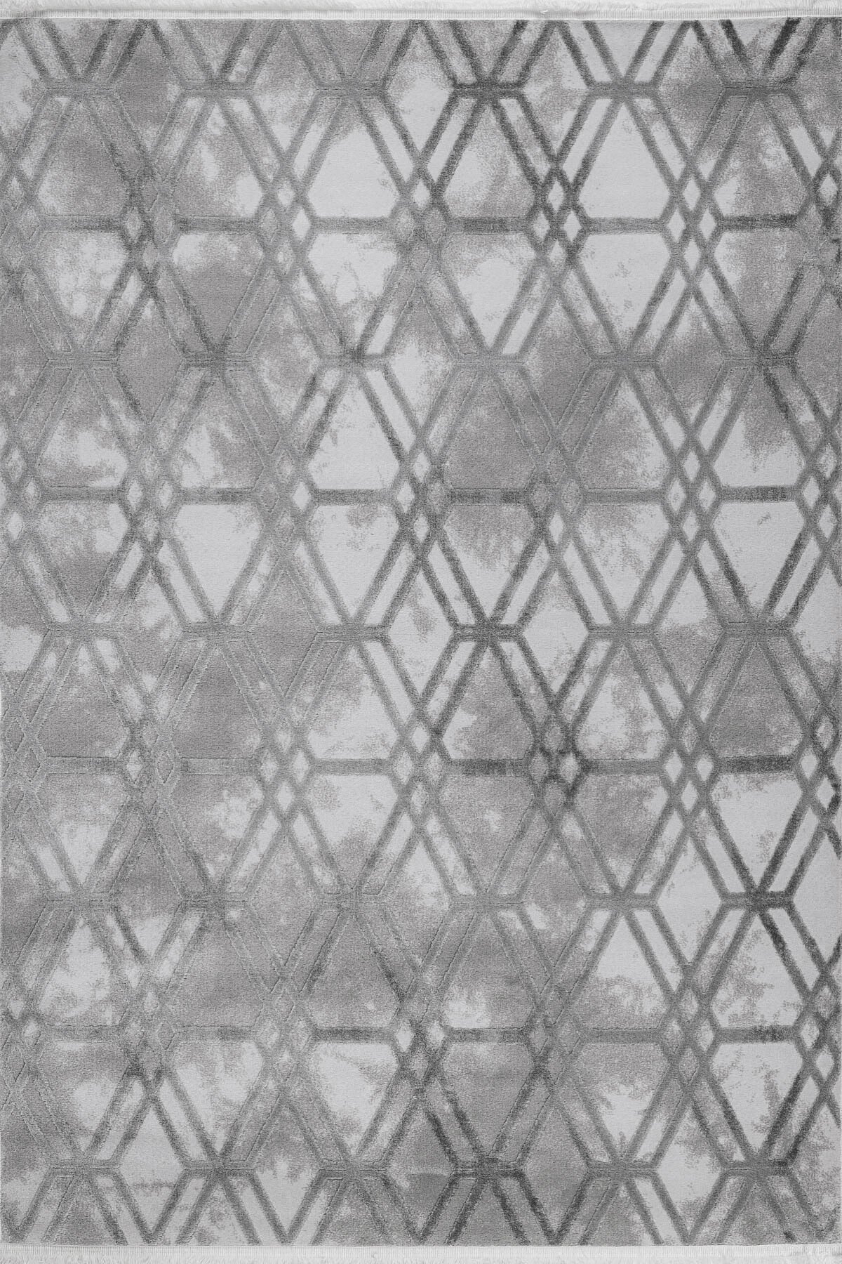 KUVARS 5452G GRİ-GRİ AKRİLİK MAKİNA HALISI