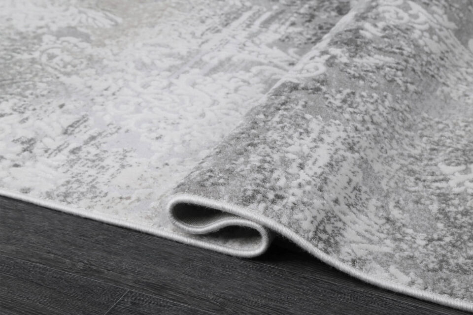 KUVARS 5458V K.GRİ-VİZON AKRİLİK MAKİNA HALISI