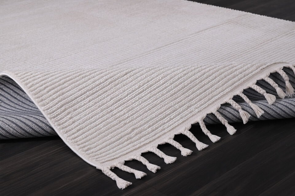 EYLÜL B569L CREAM-CREAM DEKORATİF MAKİNE HALISI