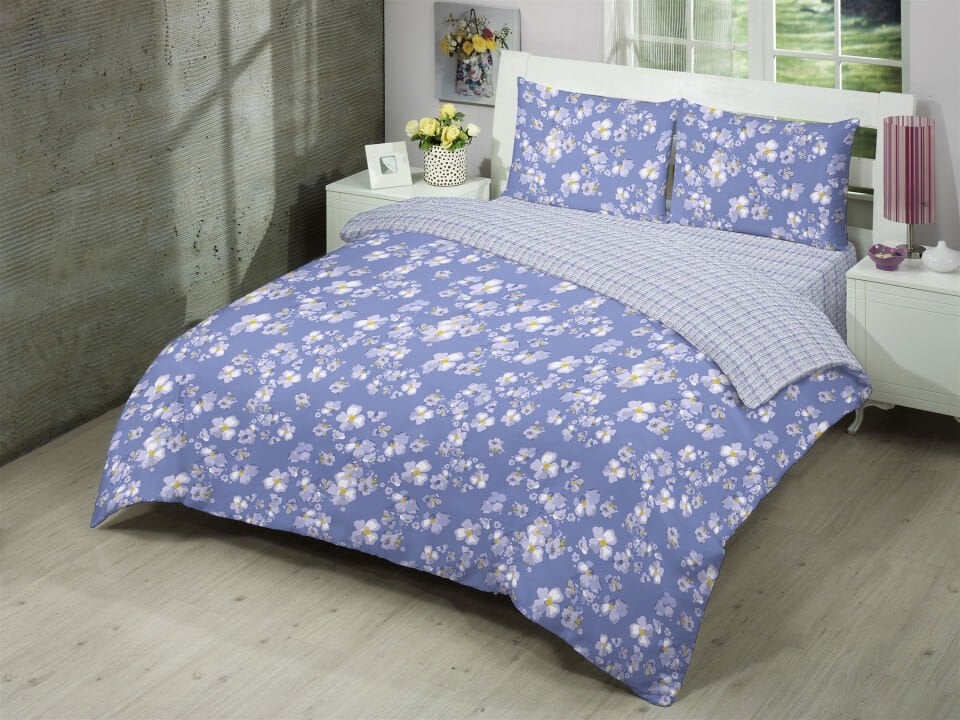 ALMOSS DAİLY FLOWERS PAMUKLU NEVRESİM TAKIMI