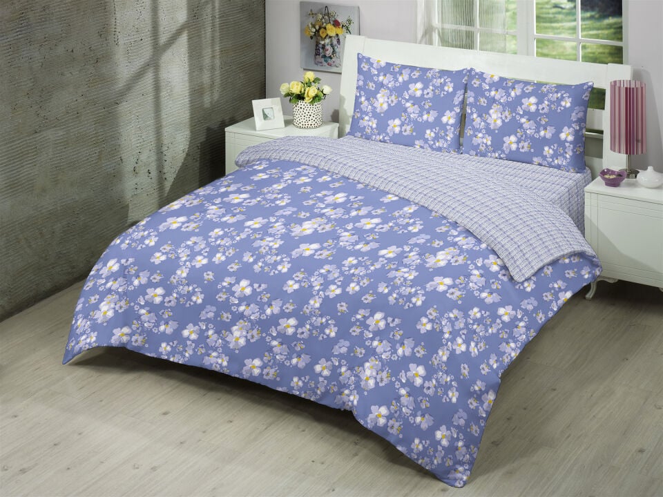 ALMOSS DAİLY FLOWERS PAMUKLU NEVRESİM TAKIMI