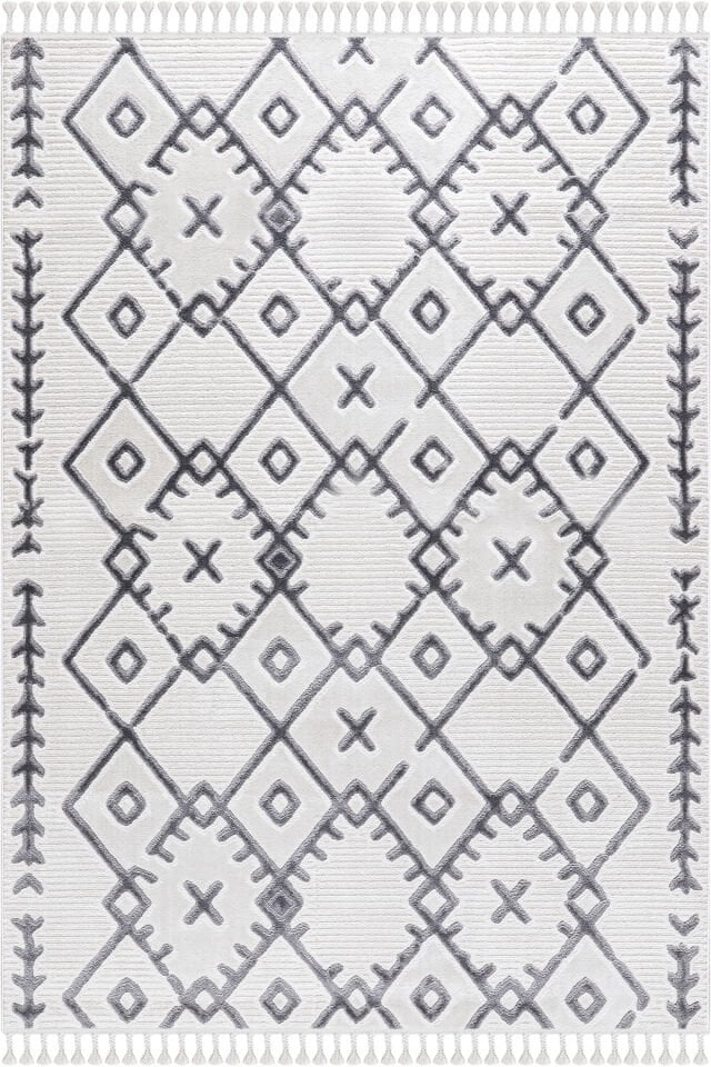 SEPTEMBER B578T CREAM-L.GRAY DECORATIVE MACHINE CARPET