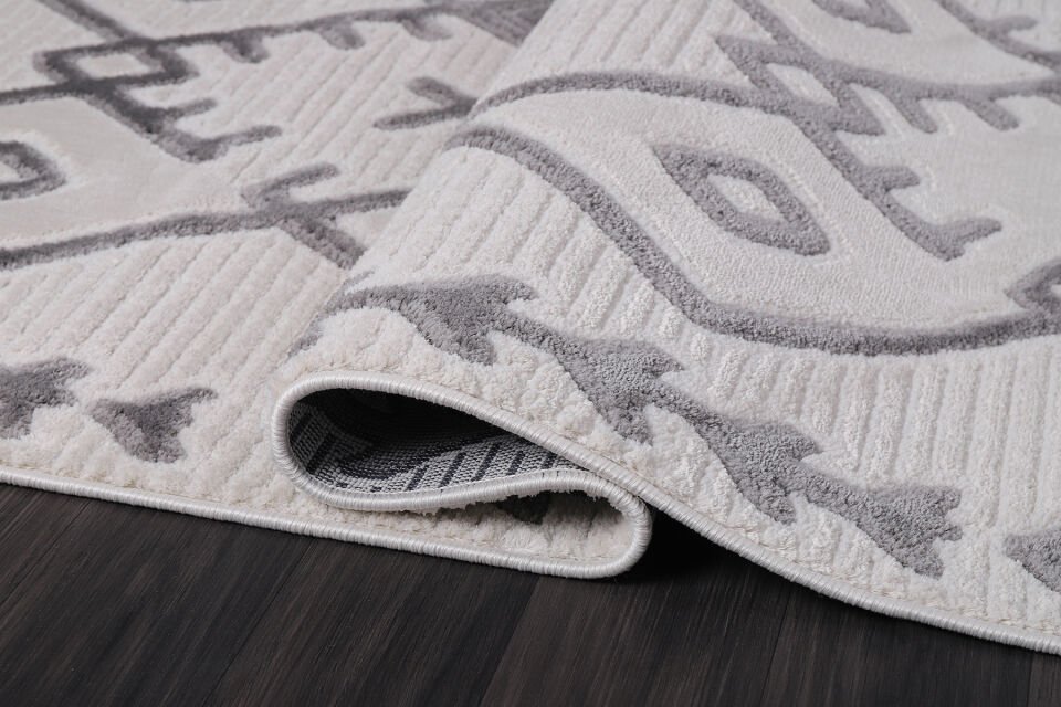 EYLÜL B578T CREAM-L.GREY DEKORATİF MAKİNE HALISI