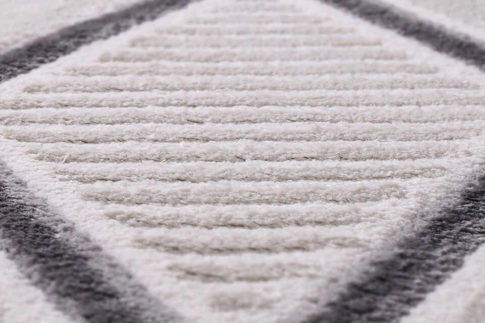 EYLÜL B675B CREAM-L.GREY DEKORATİF MAKİNE HALISI