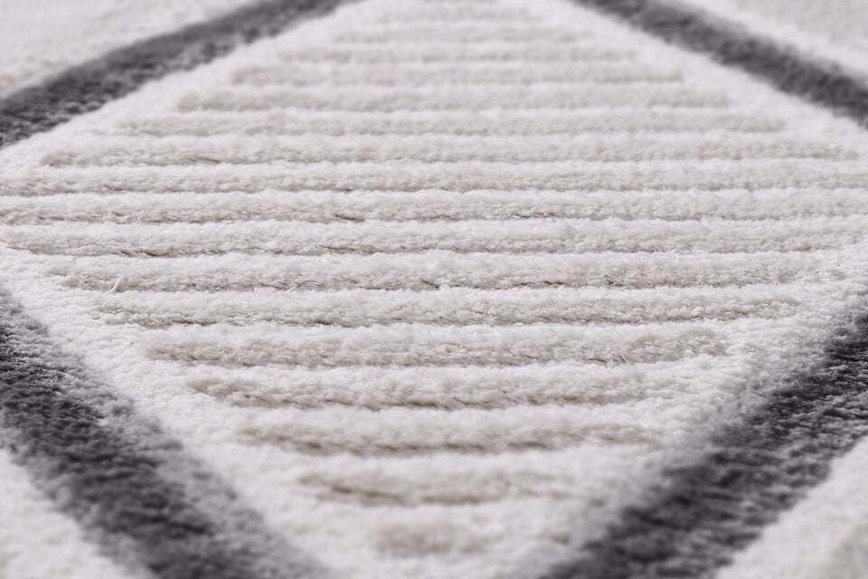 EYLÜL B675B CREAM-L.GREY DEKORATİF MAKİNE HALISI