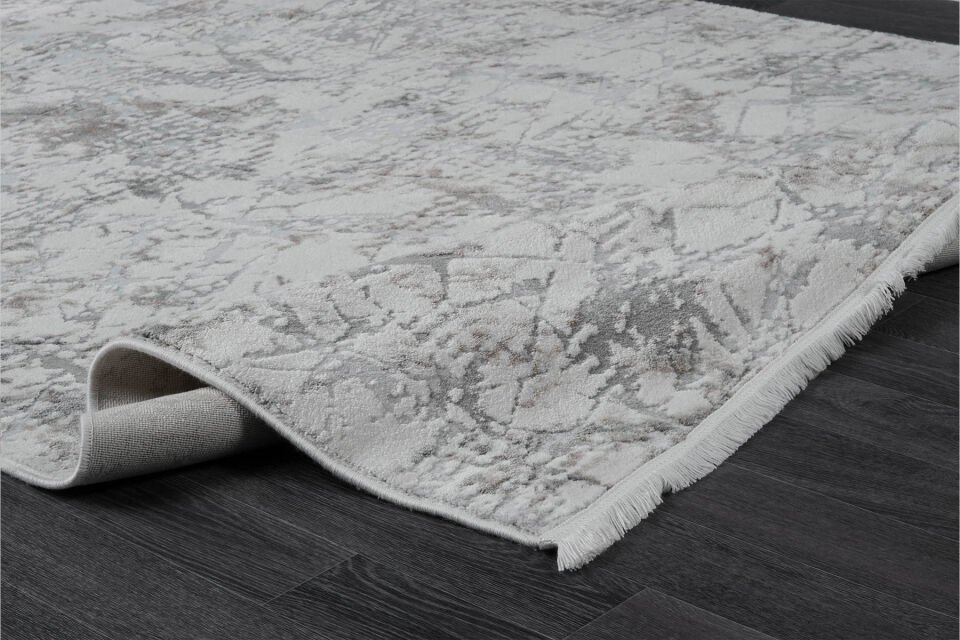 KUVARS 5456V K.GRİ-VİZON AKRİLİK MAKİNA HALISI