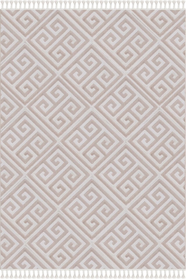 EYLÜL B676A CREAM-BEIGE DEKORATİF MAKİNE HALISI