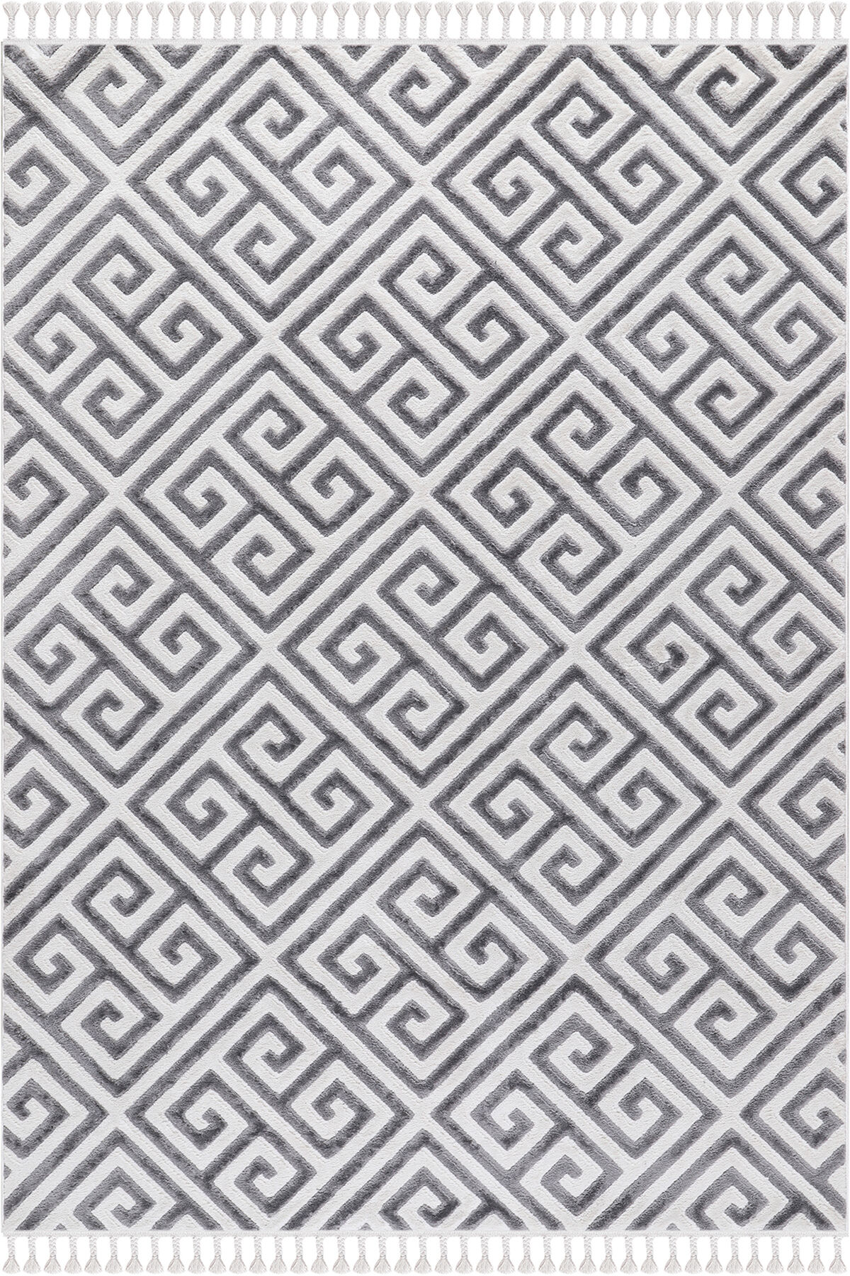 EYLÜL B676B CREAM-L.GREY DEKORATİF MAKİNE HALISI