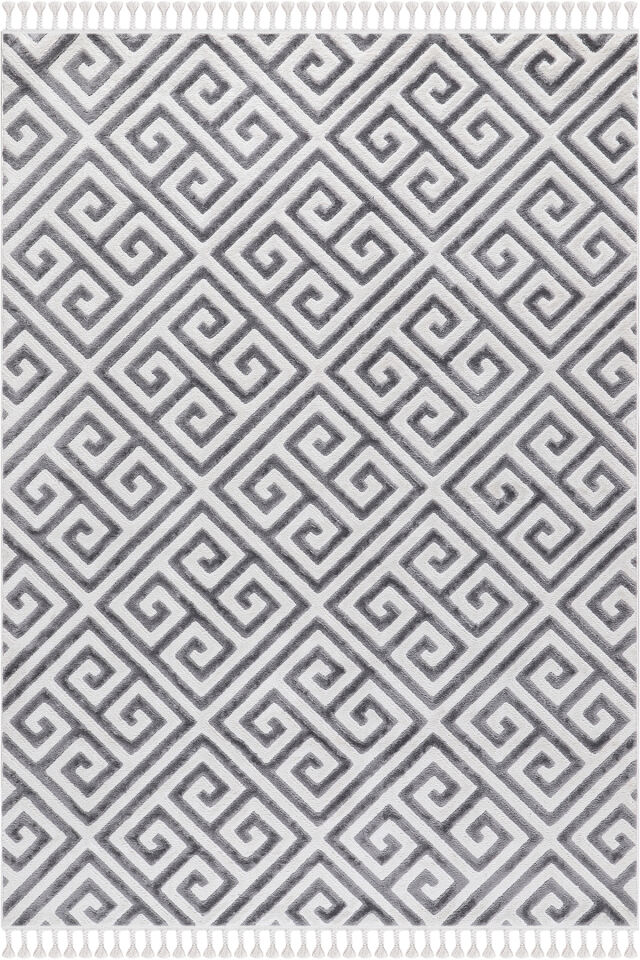 EYLÜL B676B CREAM-L.GREY DEKORATİF MAKİNE HALISI