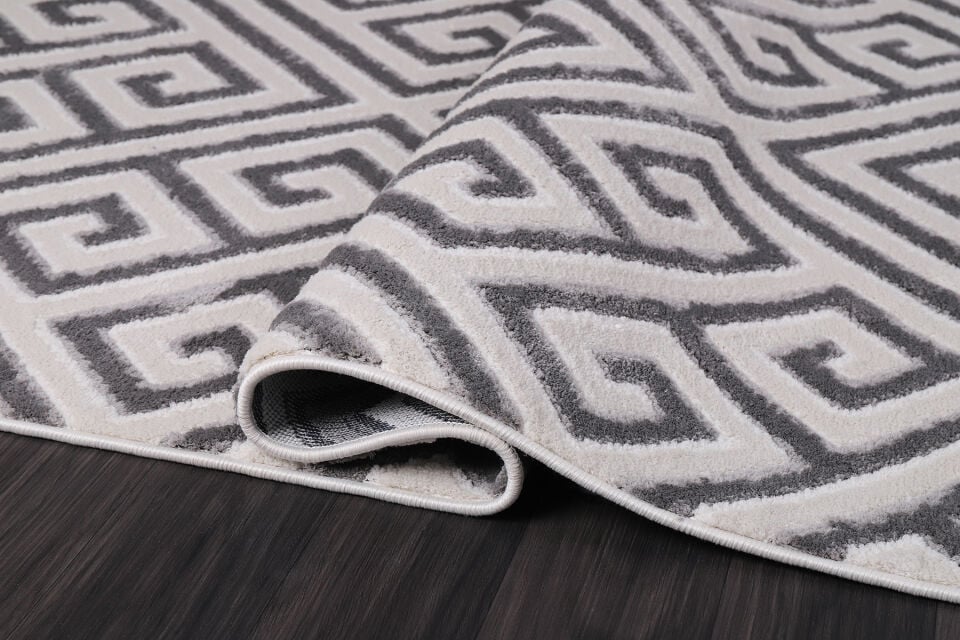 EYLÜL B676B CREAM-L.GREY DEKORATİF MAKİNE HALISI