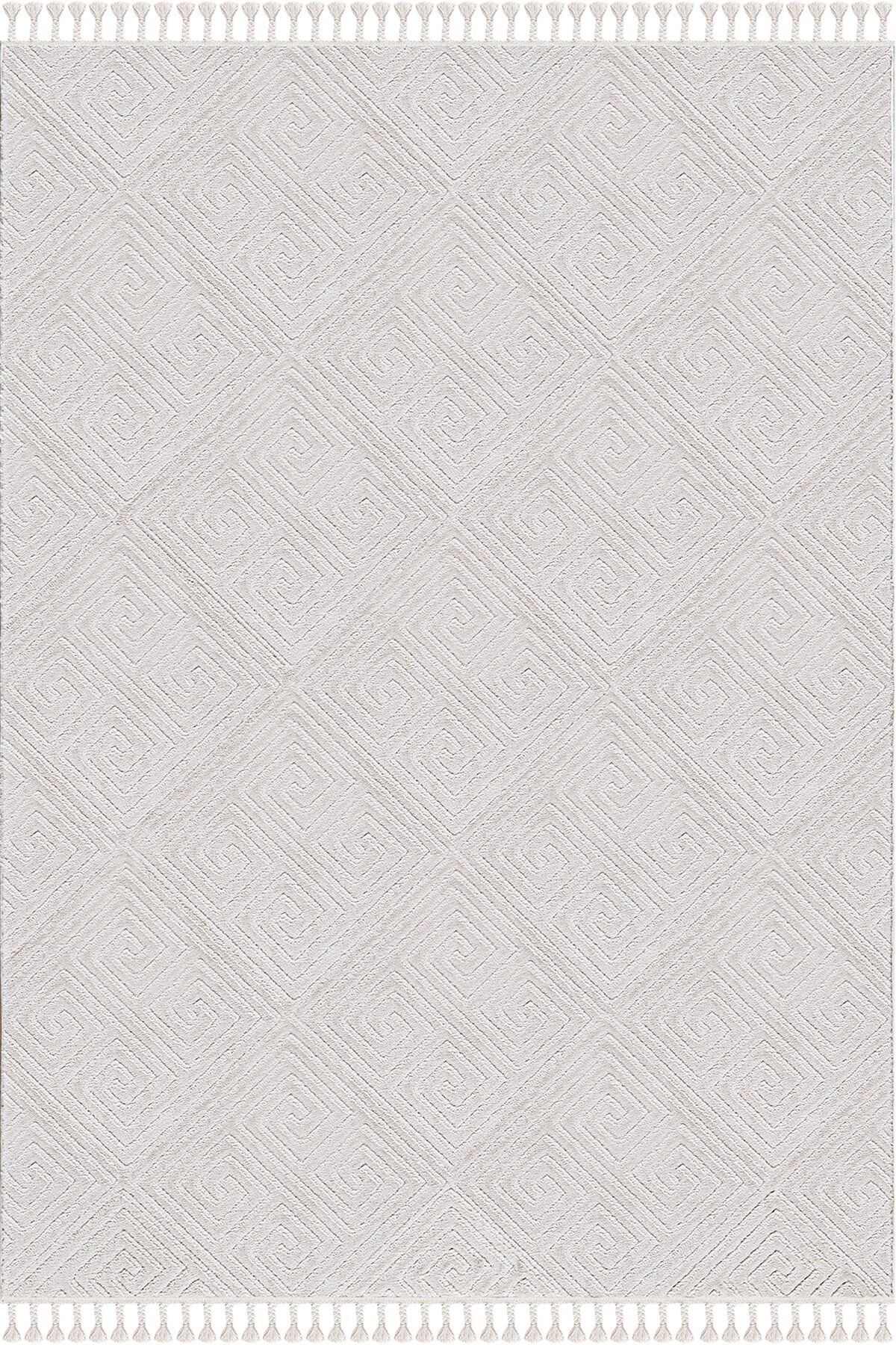 EYLÜL B676D CREAM-CREAM DEKORATİF MAKİNE HALISI