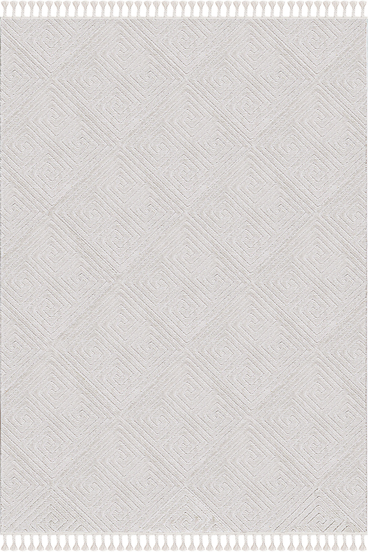 EYLÜL B676D CREAM-CREAM DEKORATİF MAKİNE HALISI